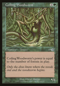 Coiling Woodworm